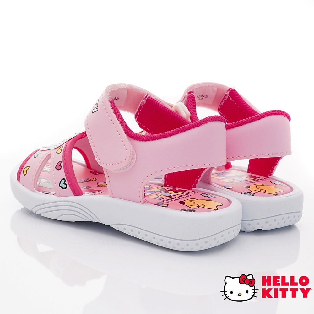 HELLO KITTY - 台灣製輕量涼鞋款（中大童段）-粉
