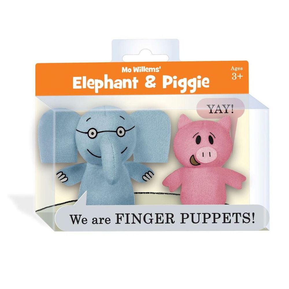 Yottoy - Elephant & Piggie Finger Puppets(大象小豬手指偶)