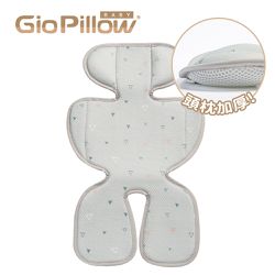 韓國 GIO Pillow - 超透氣推車/汽座座墊-豪華款-宇治山丘