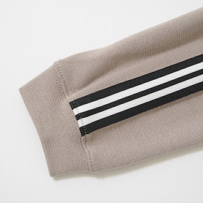 日本 b-ROOM - 側邊線條運動風束口長褲-海軍藍