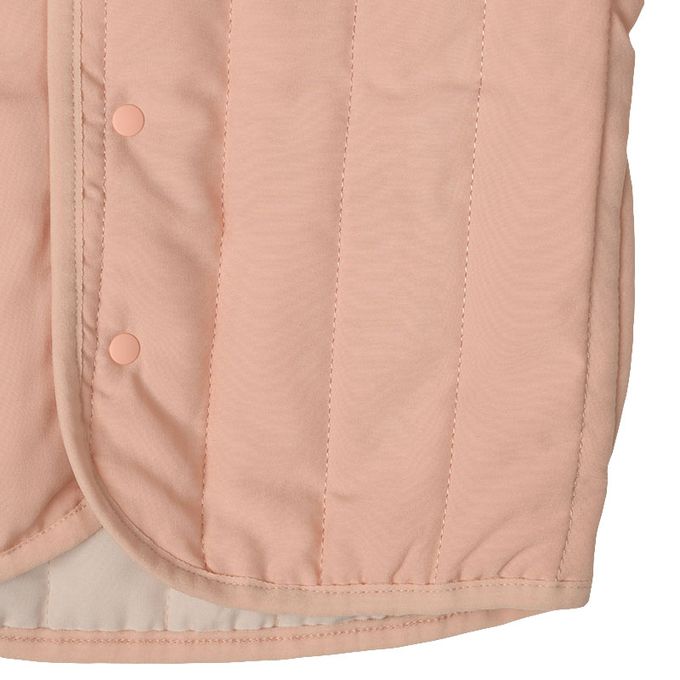akachan honpo - 寬鬆夾克-超細纖維-桃色