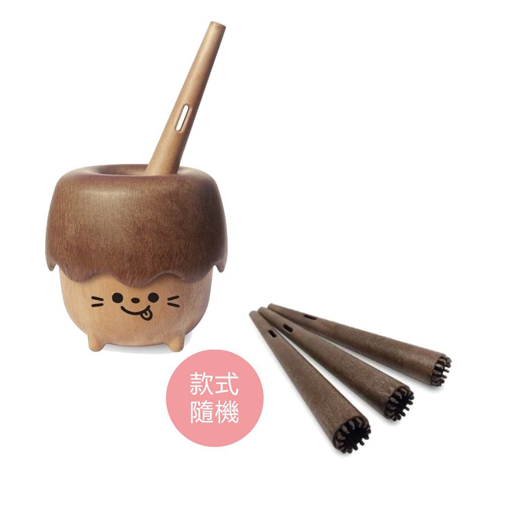 韓國 Mother's Corn - 小木森林兒童泡泡玩具(款式隨機)+小木森林兒童專用吹具3入組