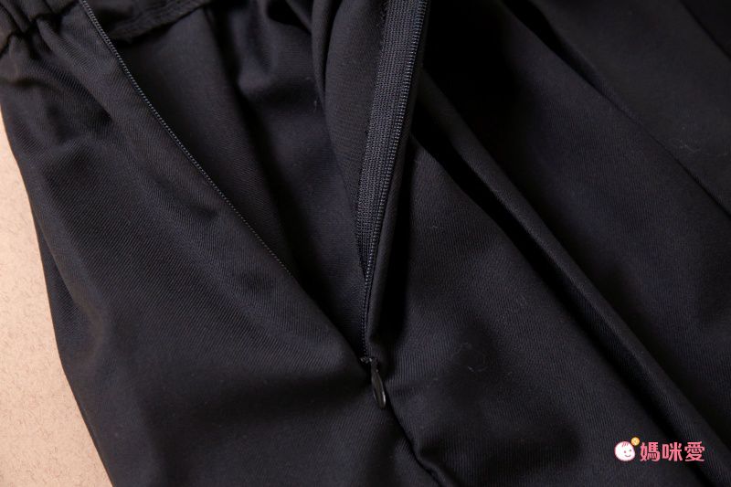 日本 fifth - 異材質拼接澎袖圓領五分袖上衣-咖啡