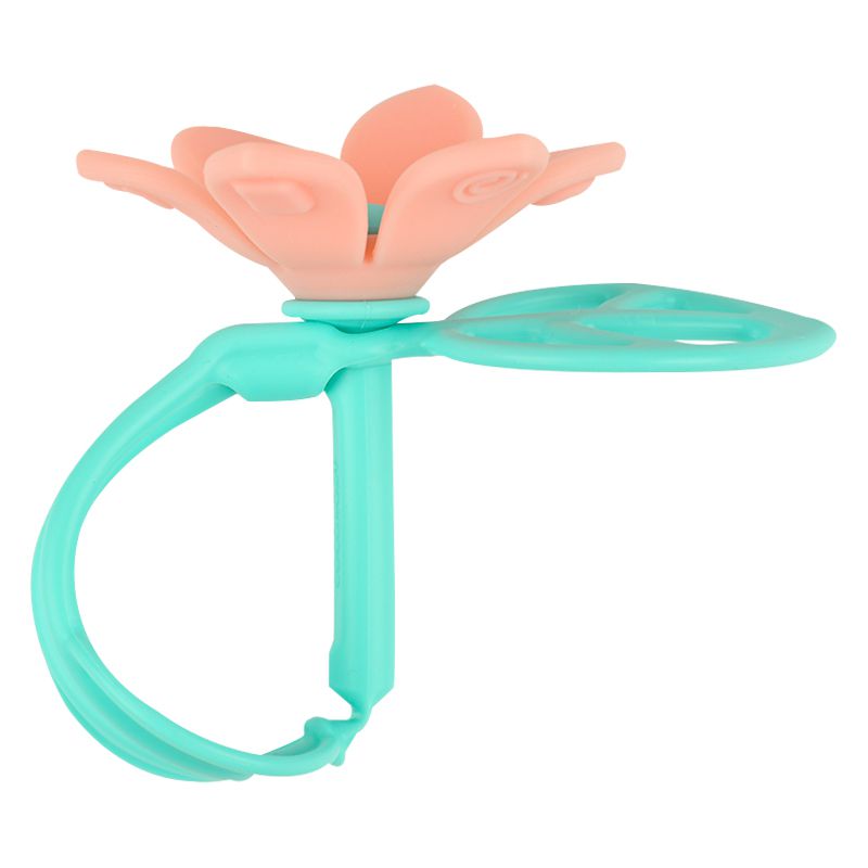 akachan honpo - 手環花朵固齒器-粉色