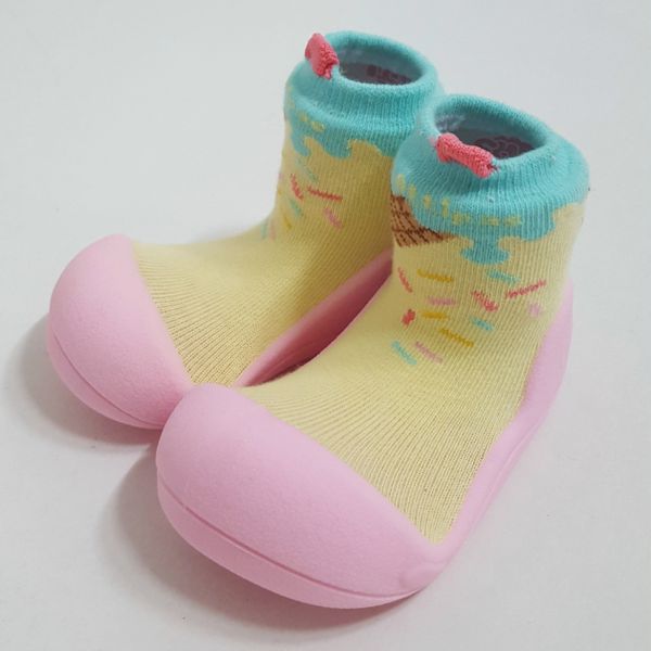 韓國 Attipas - 襪型學步鞋-冰淇淋甜心
