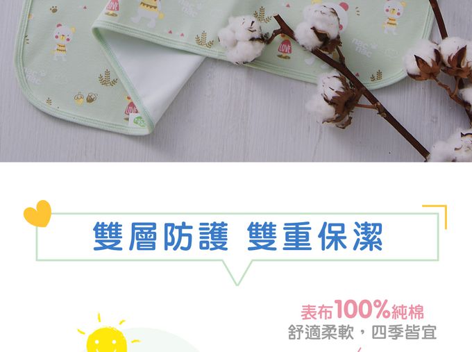 nac nac - 防水保潔尿布墊-墊糖果熊愛森林