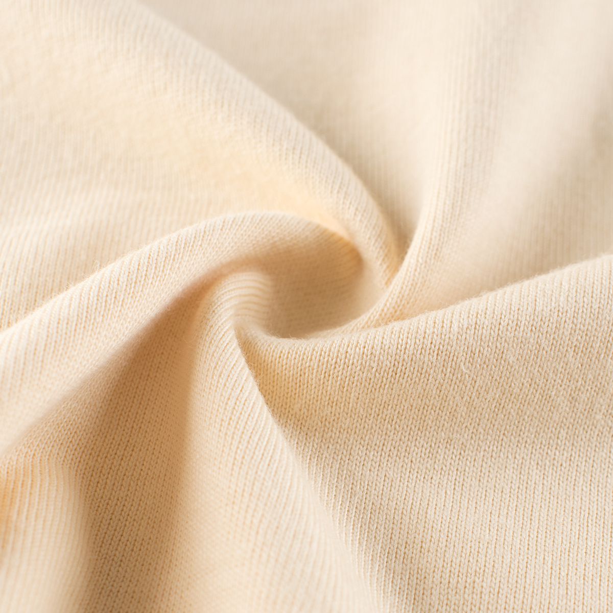 (大童)純棉圓領薄長袖上衣-櫻桃-杏色