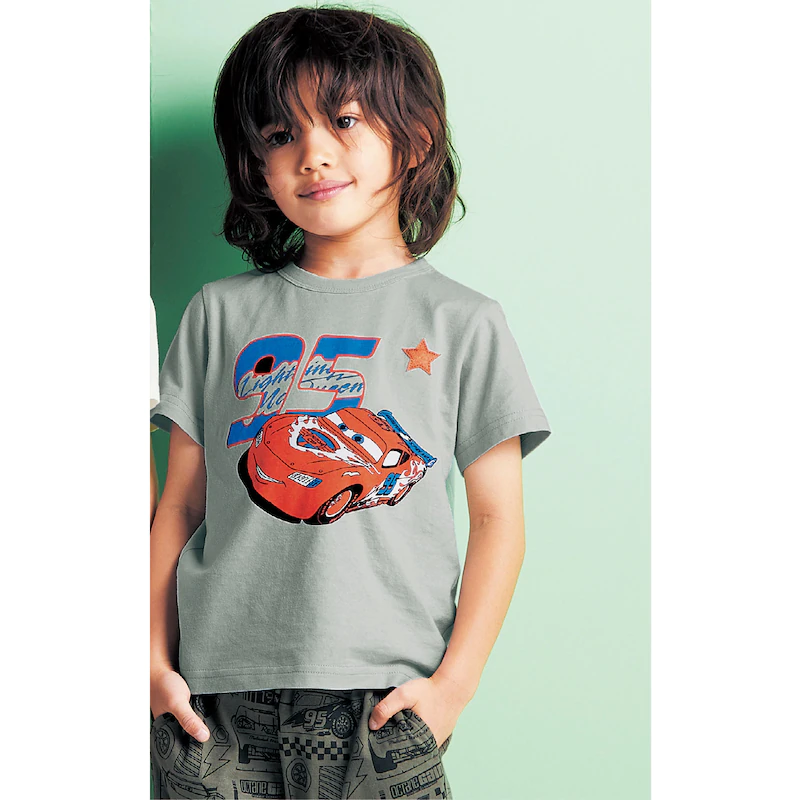 日本千趣會 - 迪士尼天竺棉短T-巴斯光年-黑