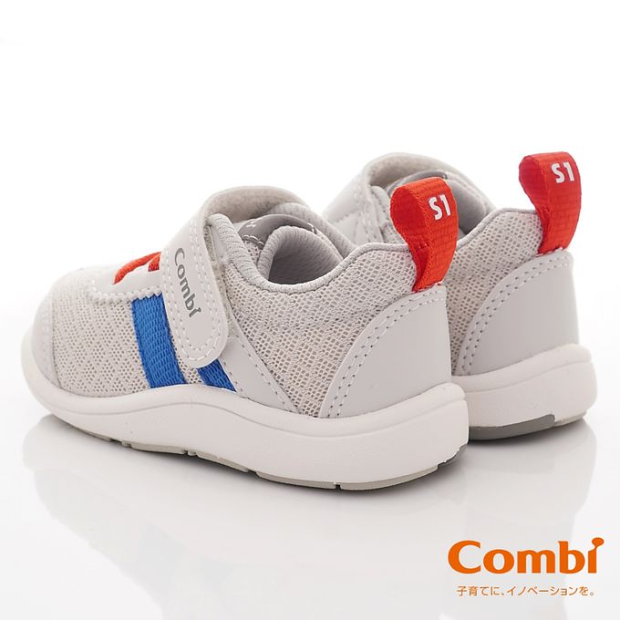 日本 Combi - COMBI醫學級NICEWALK兒童成長機能鞋(寶寶段)-休閒鞋-灰