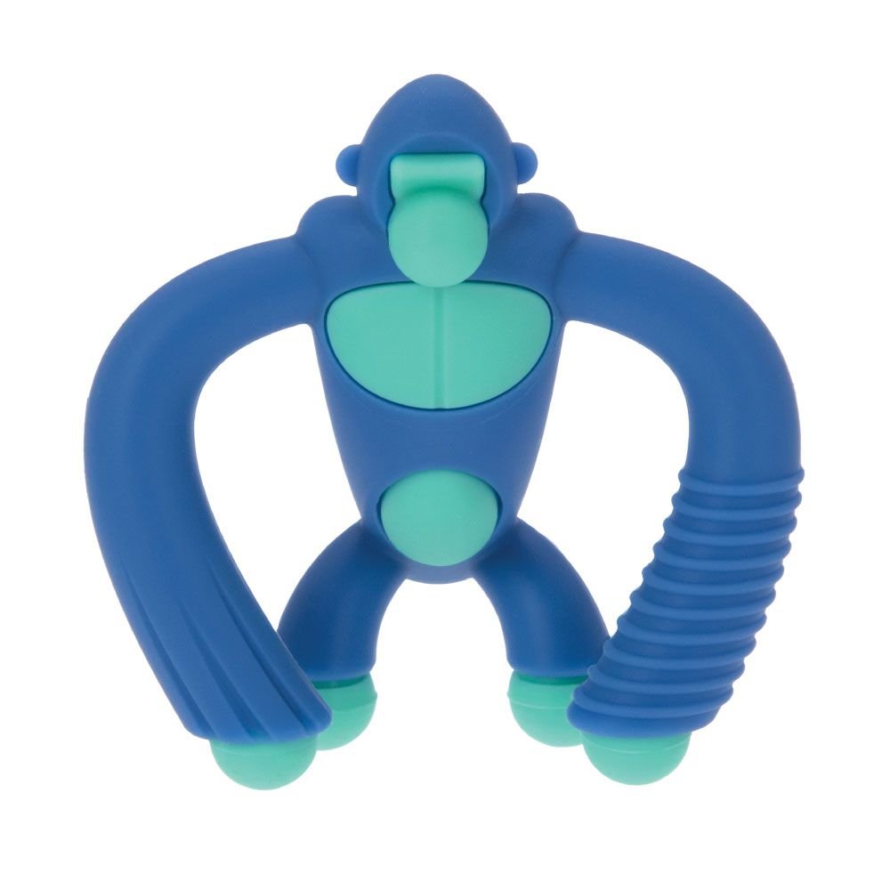 Nuby - 童趣動物矽膠固齒器-大猩猩