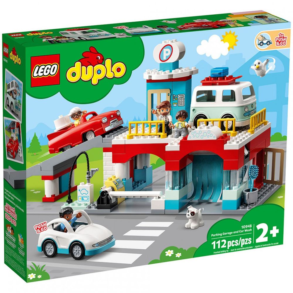 樂高 LEGO - 樂高積木 LEGO《LT10948》Duplo 得寶系列 - 停車場與洗車場-112pcs