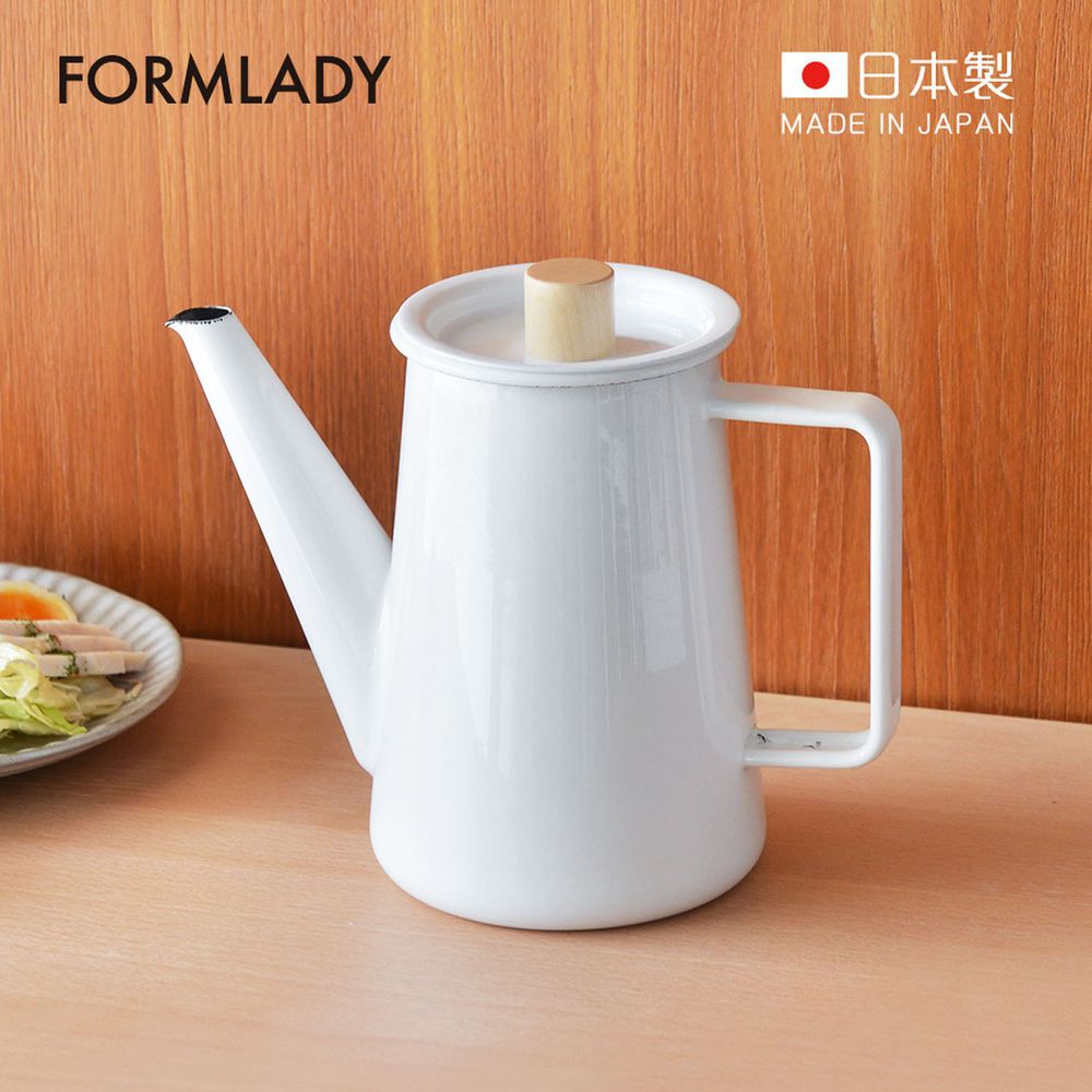 日本 FORMLADY - 小泉誠 kaico 日製琺瑯咖啡壺-1.1L