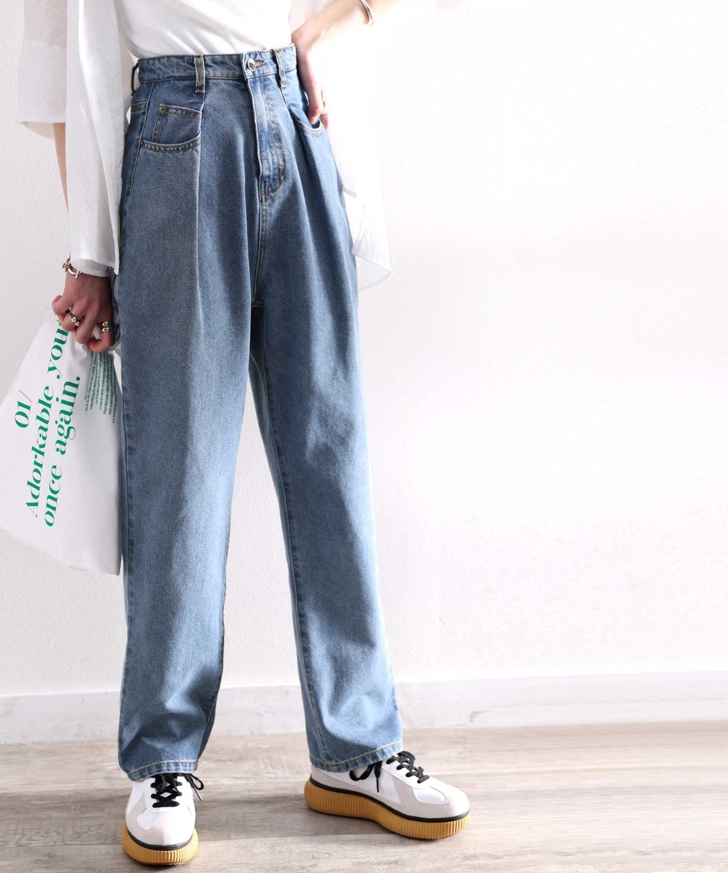 日本 Classical Elf - [熱銷NO.1]  舒適顯瘦打褶長褲-黑