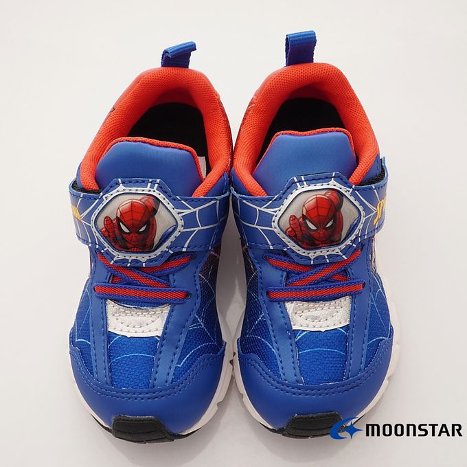 Moonstar日本月星 - 漫威聯名運動鞋-蜘蛛人(中小童段)-運動鞋-藍