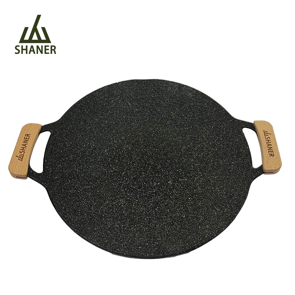 SHANER - 山點儀式感圓周烤盤-黑色