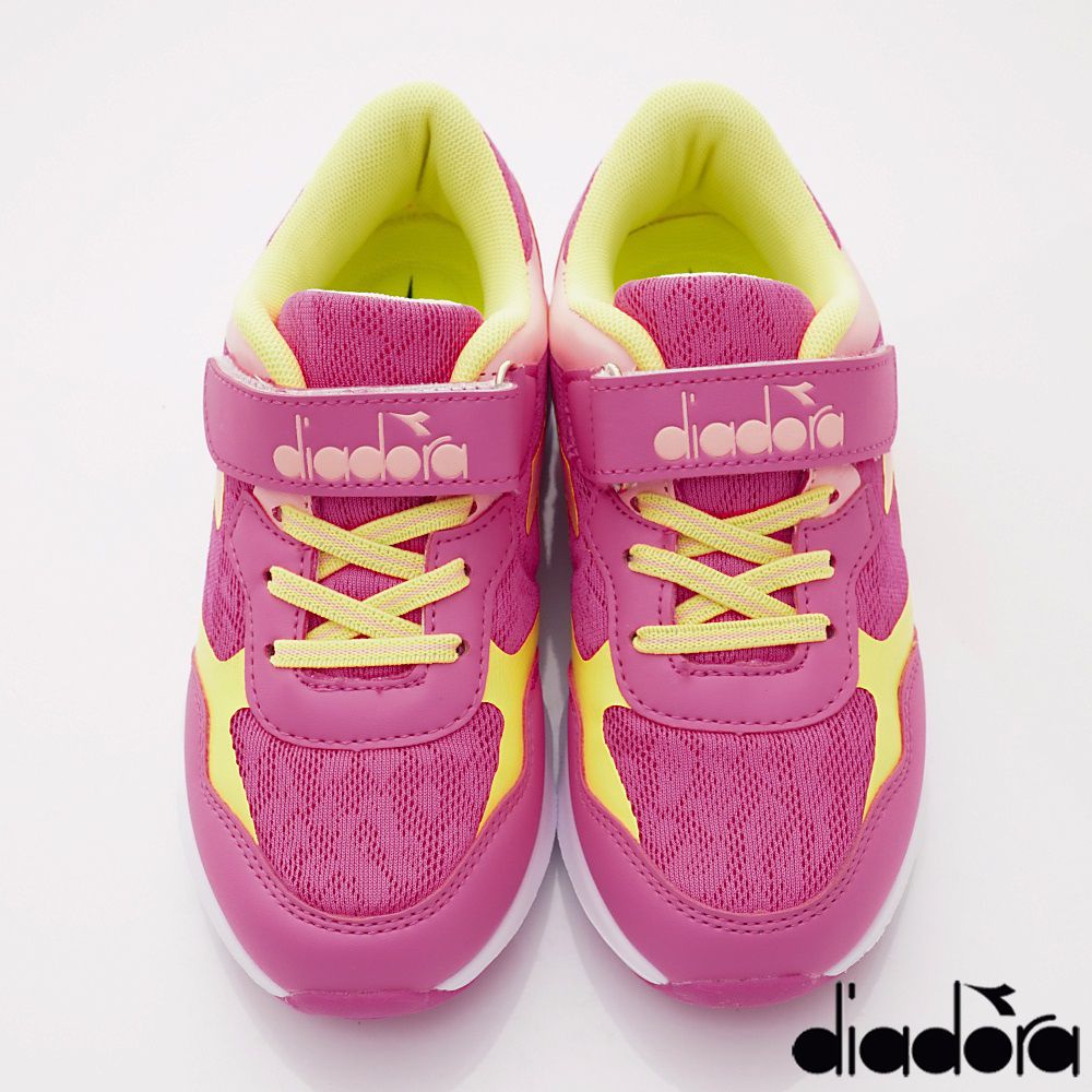 DIADORA - 春夏新品義式競速運動潮流鞋款(大童段)-粉