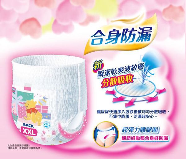 滿意寶寶 - 滿意寶寶輕巧褲-女用 (XL [12-17kg])-30片x4包/箱