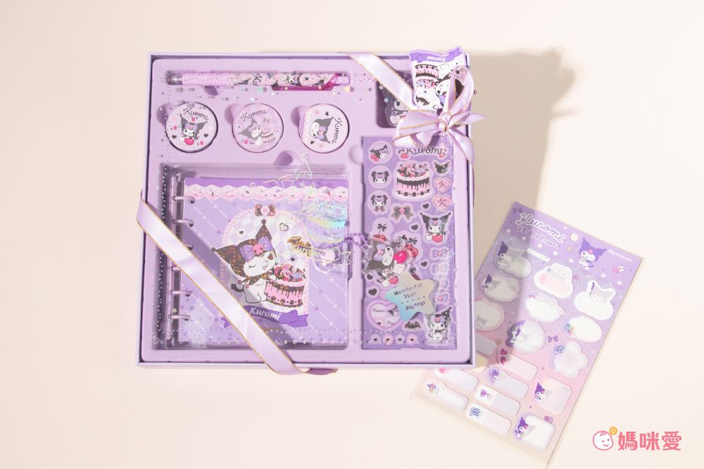 卡通手帳禮盒組-卡通人物美樂蒂 (26x25.2cm)