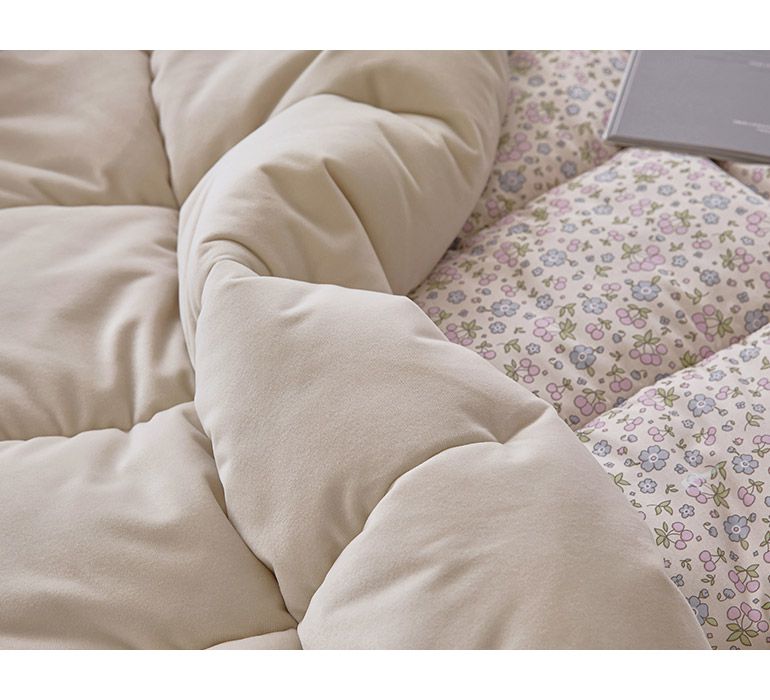 韓國 Maatila - 可水洗超細纖維桃皮感棉被(冬被)-紫莓果花園