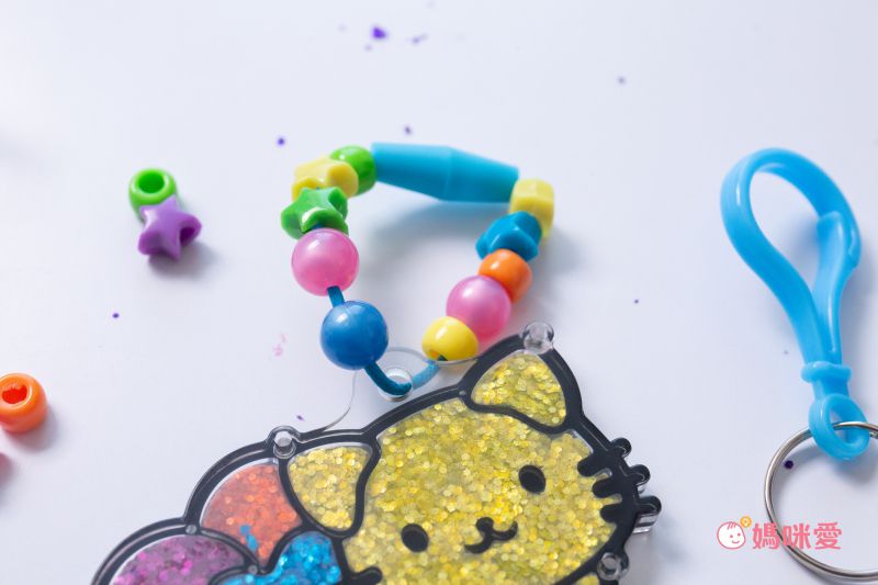 Crayola繪兒樂 - 閃亮魔豆貼_鑰匙圈