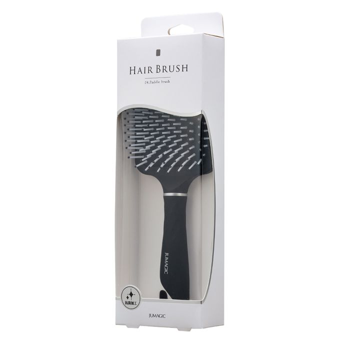 日本JUMAGIC - 氣墊按摩板梳(黑)