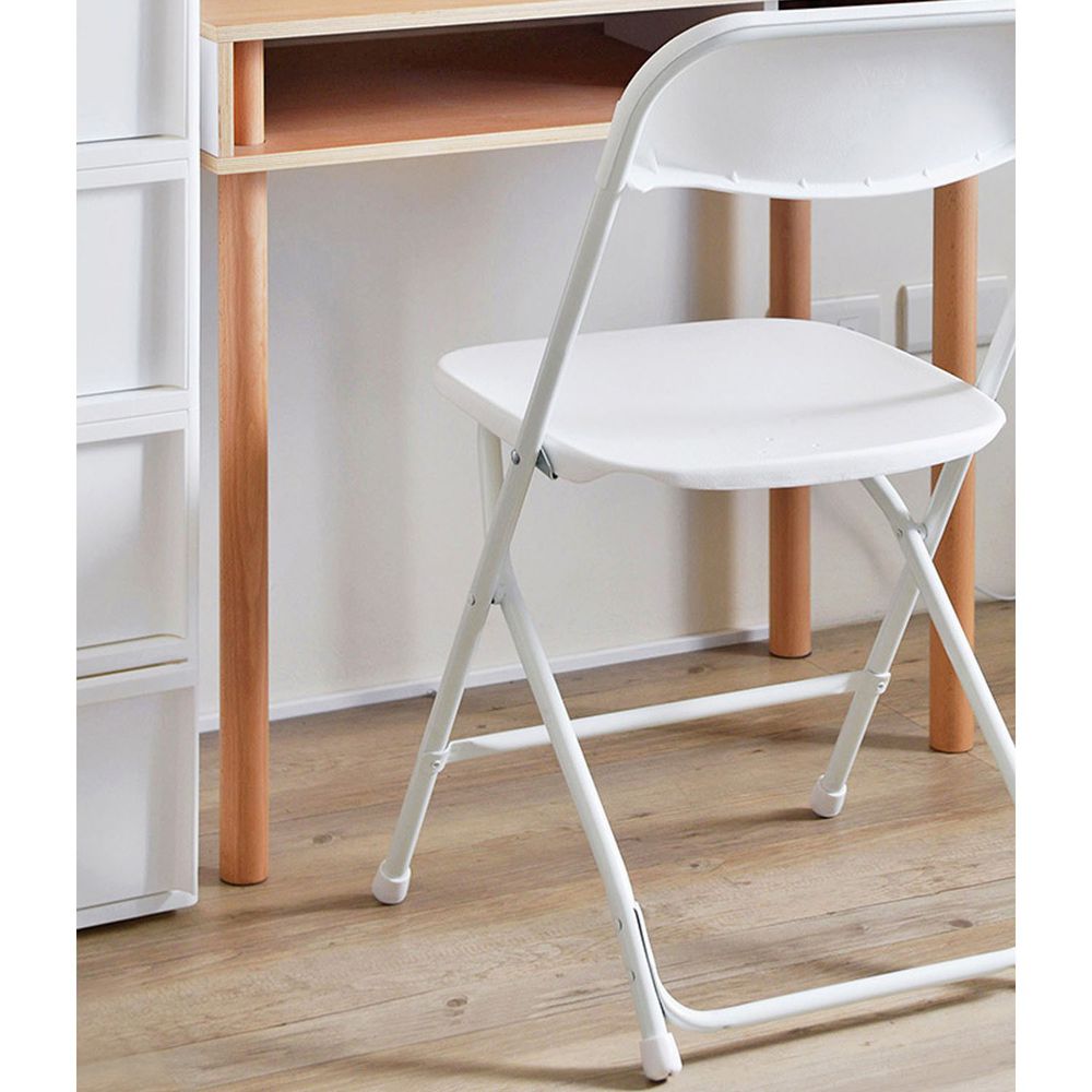 家窩 - MIT ERICO mine極簡人體工學耐固折合椅-2色可選-紳士白
