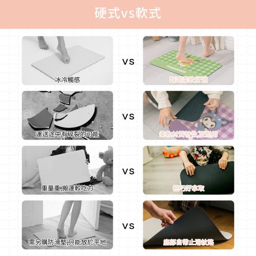 Sanrio三麗鷗【玩偶布丁狗】 珪藻土軟式吸水地墊 浴室地墊 腳踏墊 吸水墊60X40X0.5cm