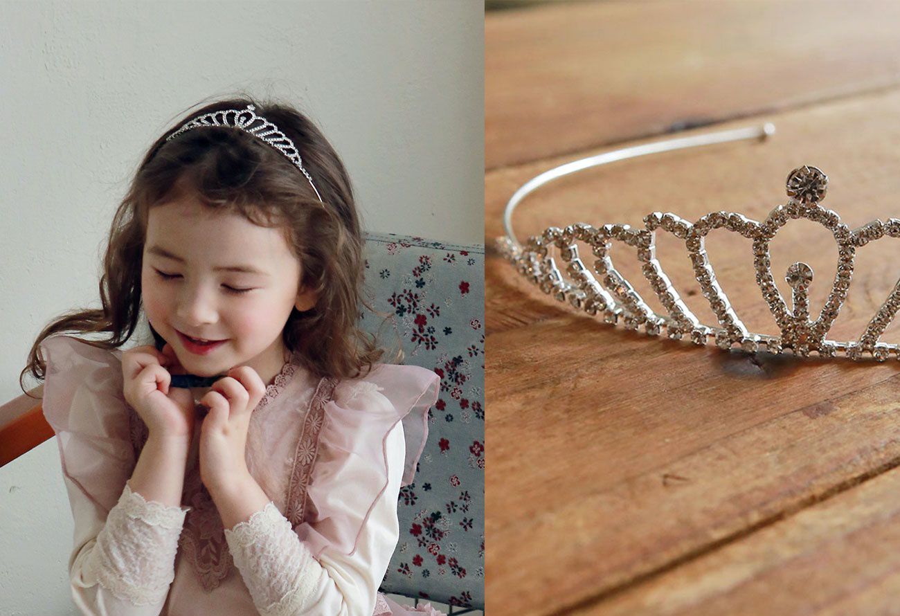 韓國 PuellaFLO - 水晶女王皇冠髮箍