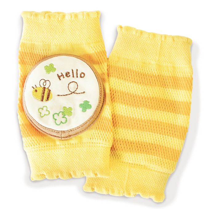 akachan honpo - 學爬用護膝-蜜蜂-黃色