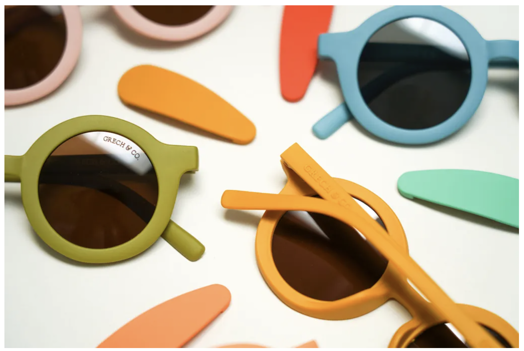 丹麥 GRECH & CO. - 經典款(二代) 偏光太陽眼鏡18M+-想念橙
