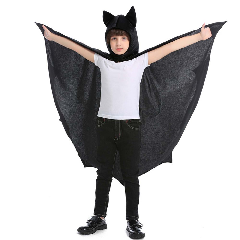 萬聖cosplay造型服裝-蝙蝠連帽披風