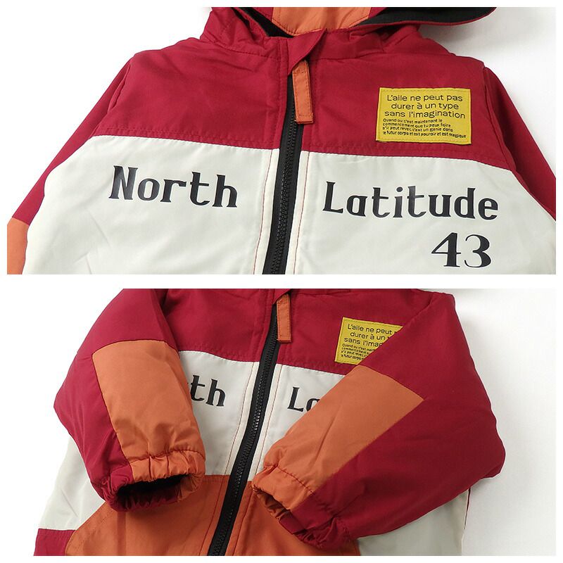 日本 ZOOLAND - 撥水加工 保暖搖粒絨外套-撞色拼接-紫綠