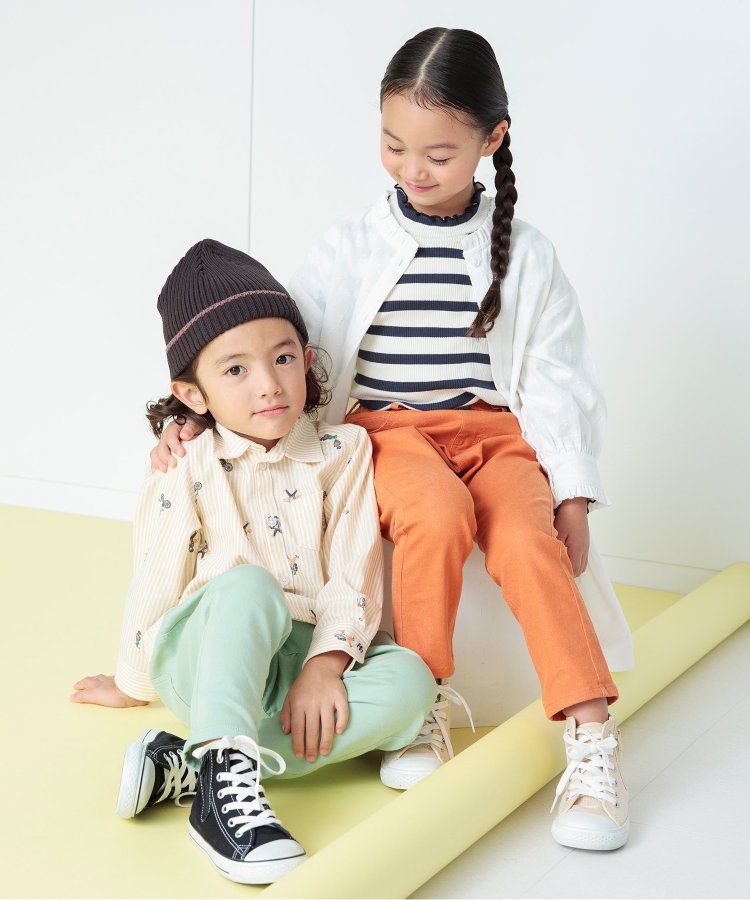 日本 BREEZE - [推薦]氣質系正式領長袖襯衫-素面-米白