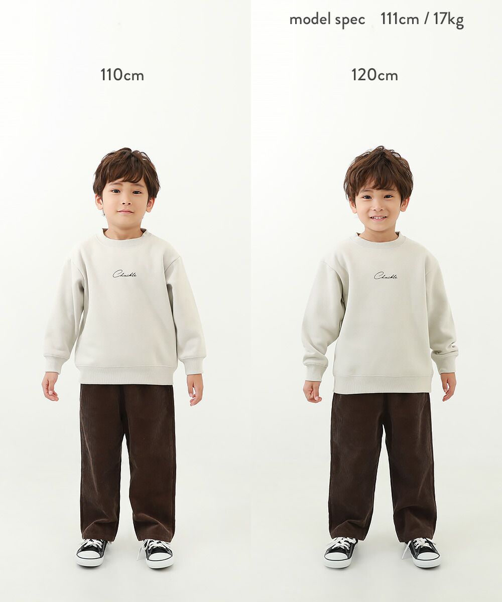 日本 devirock - [推薦定番]裏起毛印花長袖上衣-背後Attention-卡其棕