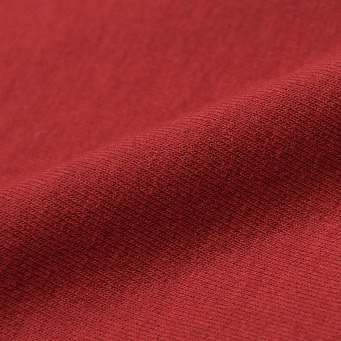 akachan honpo - 10分長經典褲 裏起毛-一般合身款-紅色