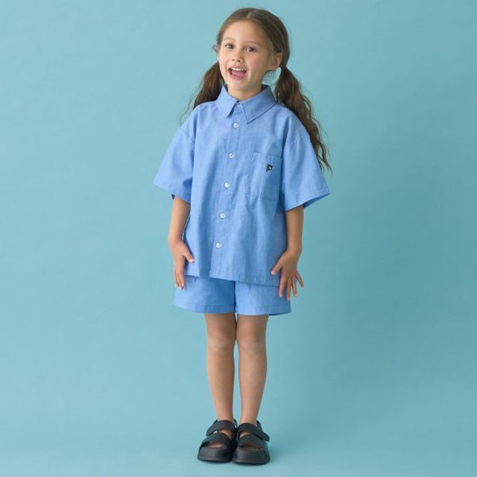 日本 b-ROOM - 時尚搭配口袋短褲(4分丈)-白