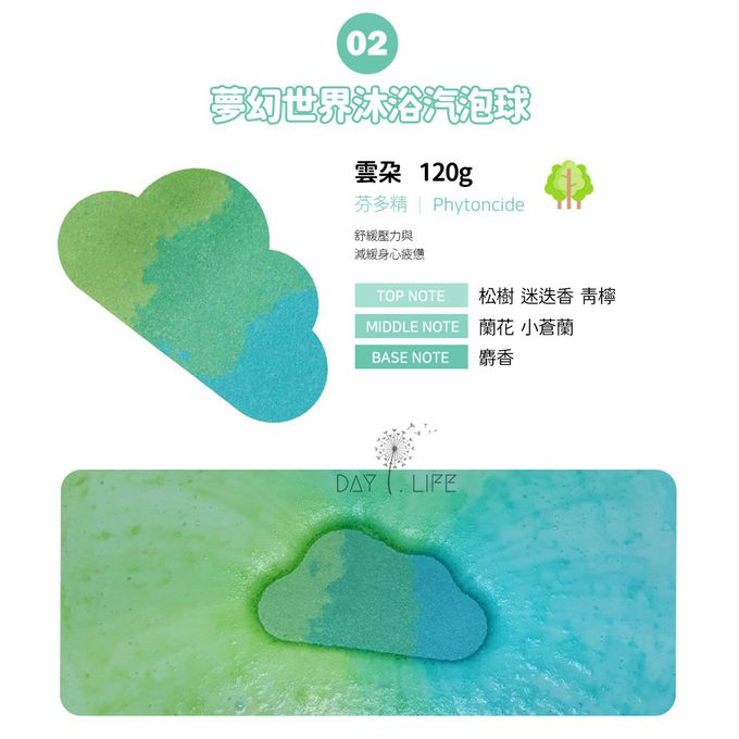 玩玩 Play - 韓國 I'm BOMB沐浴汽泡球_混合組A-彩虹月亮+彩虹愛心+夢幻星星+夢幻雲朵-約重120g/顆