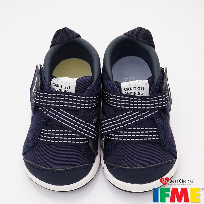 日本IFME - 護踝寶寶機能學步鞋-IF20-330611軍藍(寶寶段)-學步鞋-軍藍