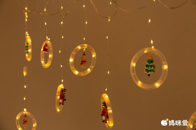 聖誕節雪花LED彩燈(八功能款)-聖誕樹 (長度約300cm)