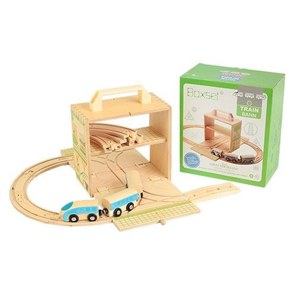 澳洲 UDEAS - 趣味木頭玩具箱-火車(II)