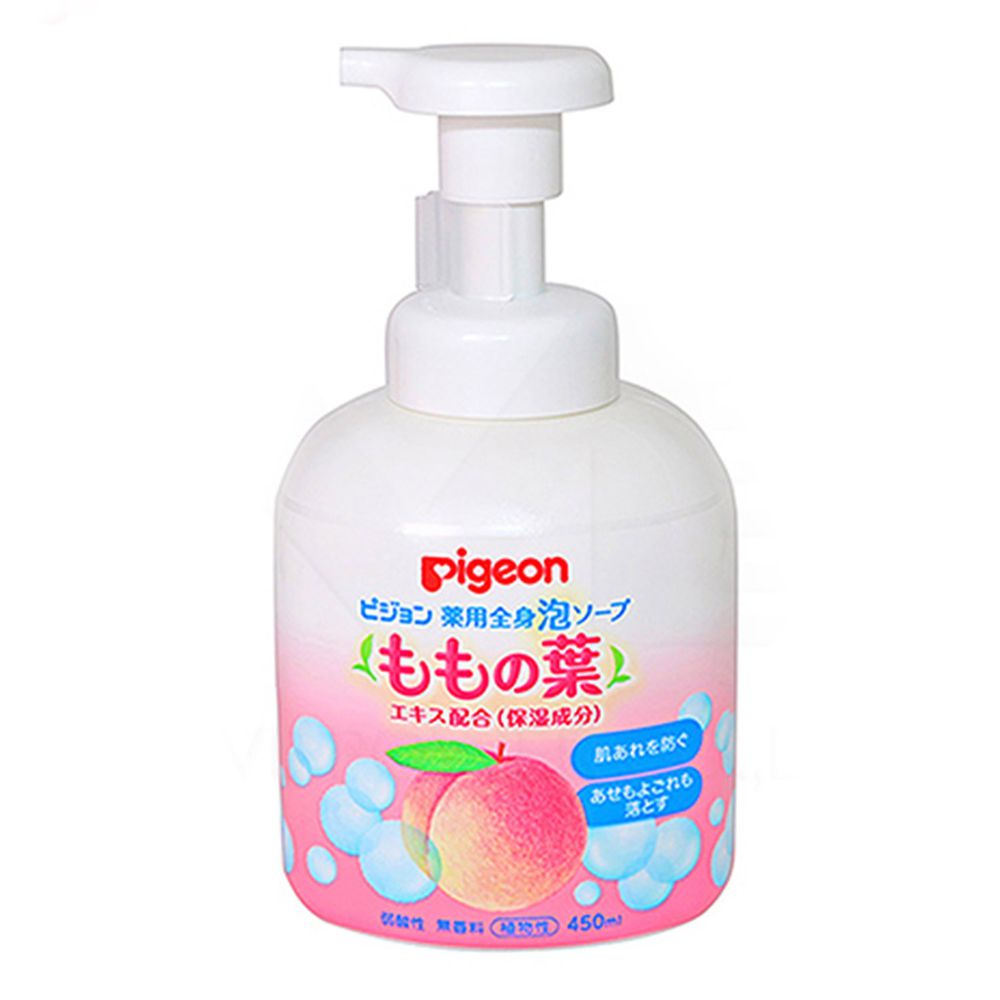 貝親 Pigeon - 桃葉泡沫沐浴乳-瓶裝-新生兒(日本製造)
