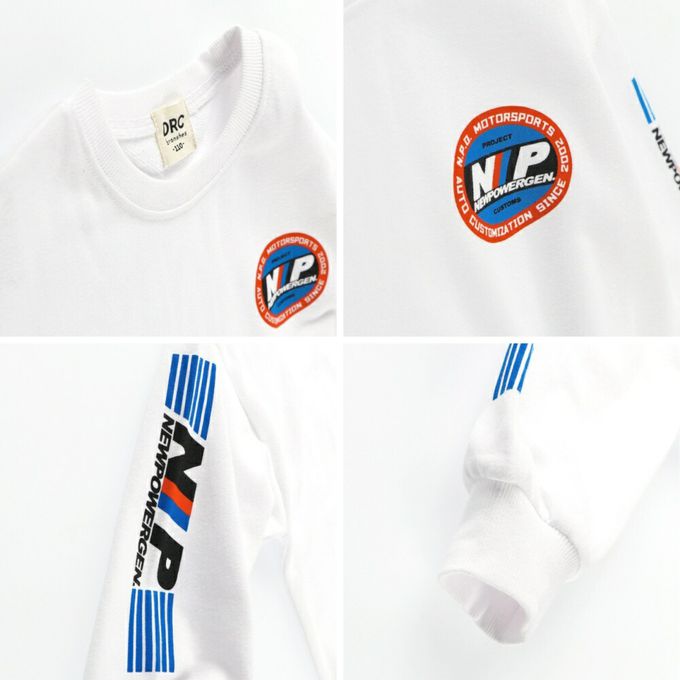 日本 BRANSHES - 街頭印花縮口長袖上衣-英文LOGO-黑