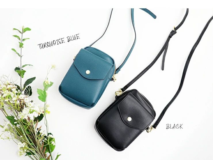 日本 Legato Largo - 輕量PU時尚斜背mini手機包-GBE灰棕 (13x18x4cm 肩背約103~128cm)