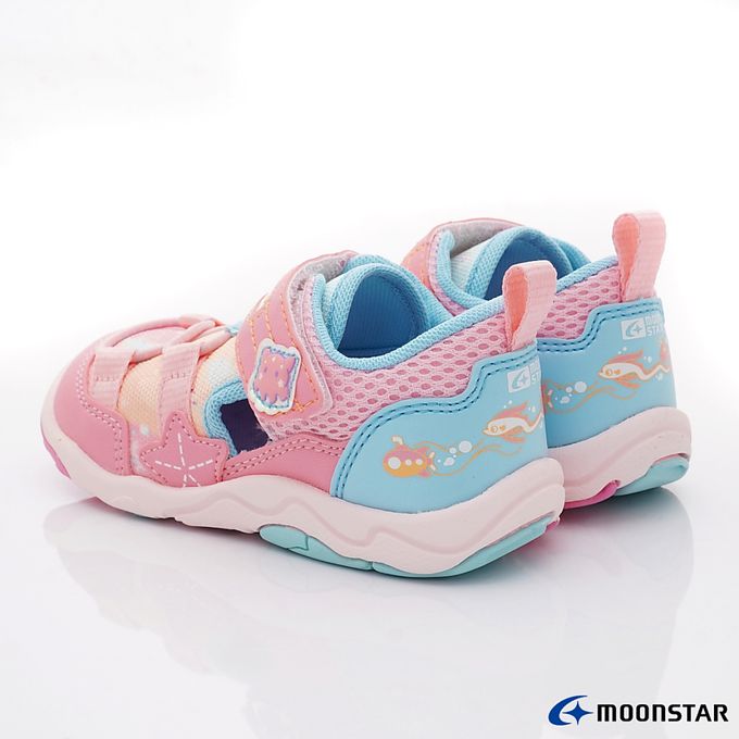 Moonstar日本月星 - 速乾公園鞋系列童鞋-CRC23344粉(中小童段)-機能運動鞋-粉