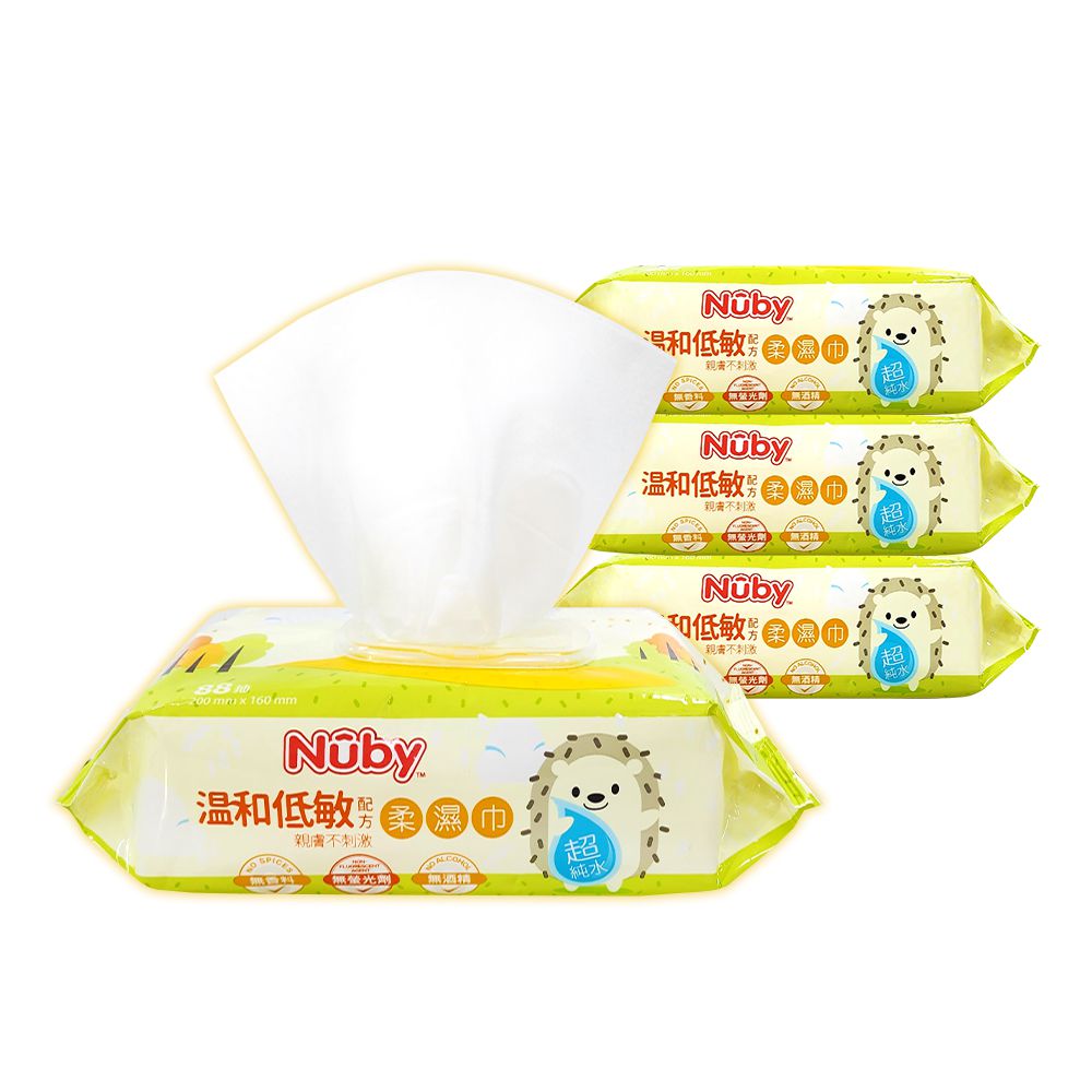 nuby - EDI超純水柔濕巾-88抽/3包