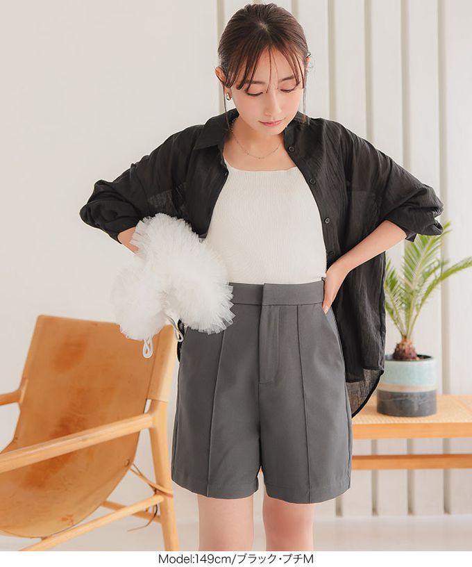 日本 Kobe Lettuce - 透明感寬鬆時尚防曬薄襯衫-淺卡其 (小M)