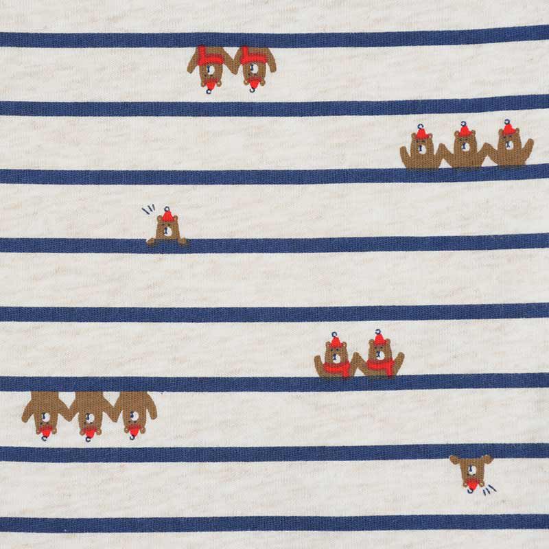 akachan honpo - 男吊帶褲+T恤-淺卡其色