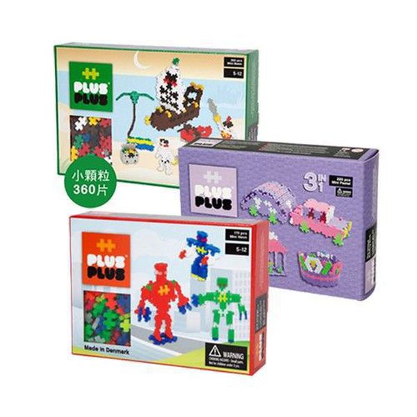 加加積木 PLUS PLUS - 最划算超值組A (小顆粒)-彩虹海盜360p+3合1夢幻220p+霓虹機器人170p
