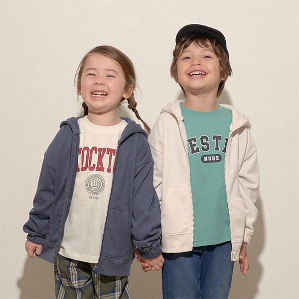 日本 b-ROOM - 簡約百搭連帽運動外套-素色-灰綠