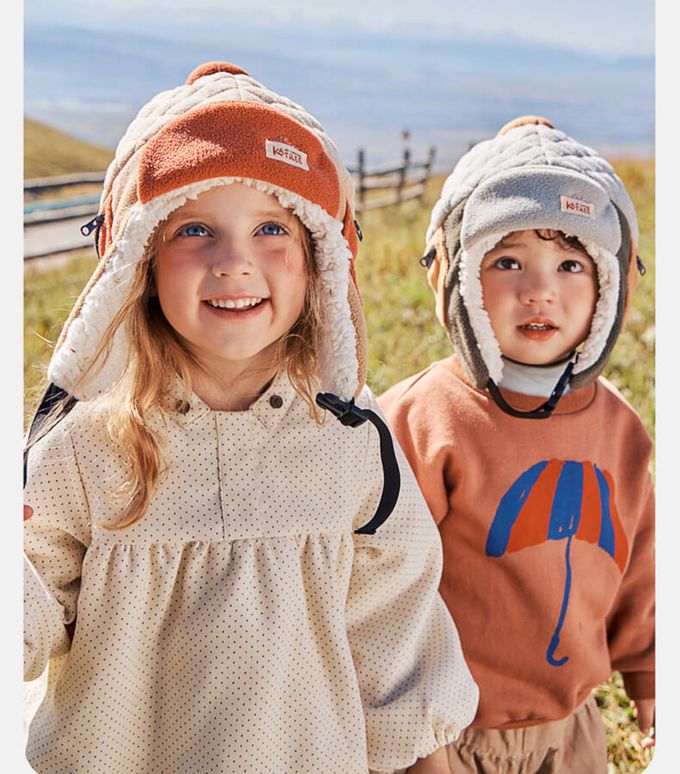 kocotree - 兒童護耳雷鋒帽 XL (黃色)